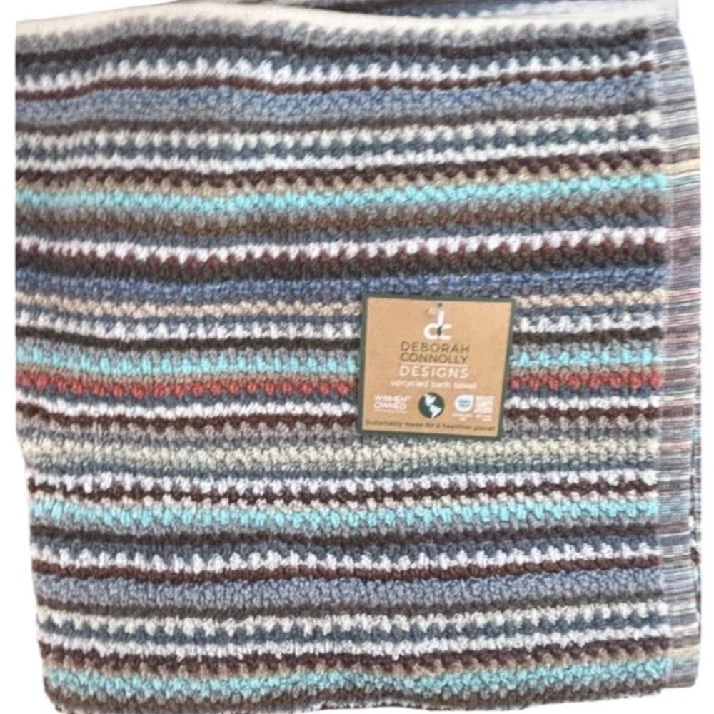 Deborah Connolly Multicolor Bath Towels Set of 2